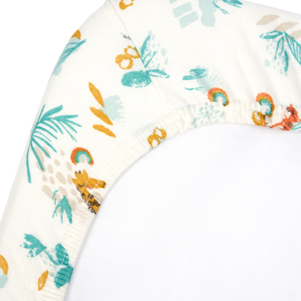 Tutti Bambini Cot Fitted Sheets 2pk - Run Wild