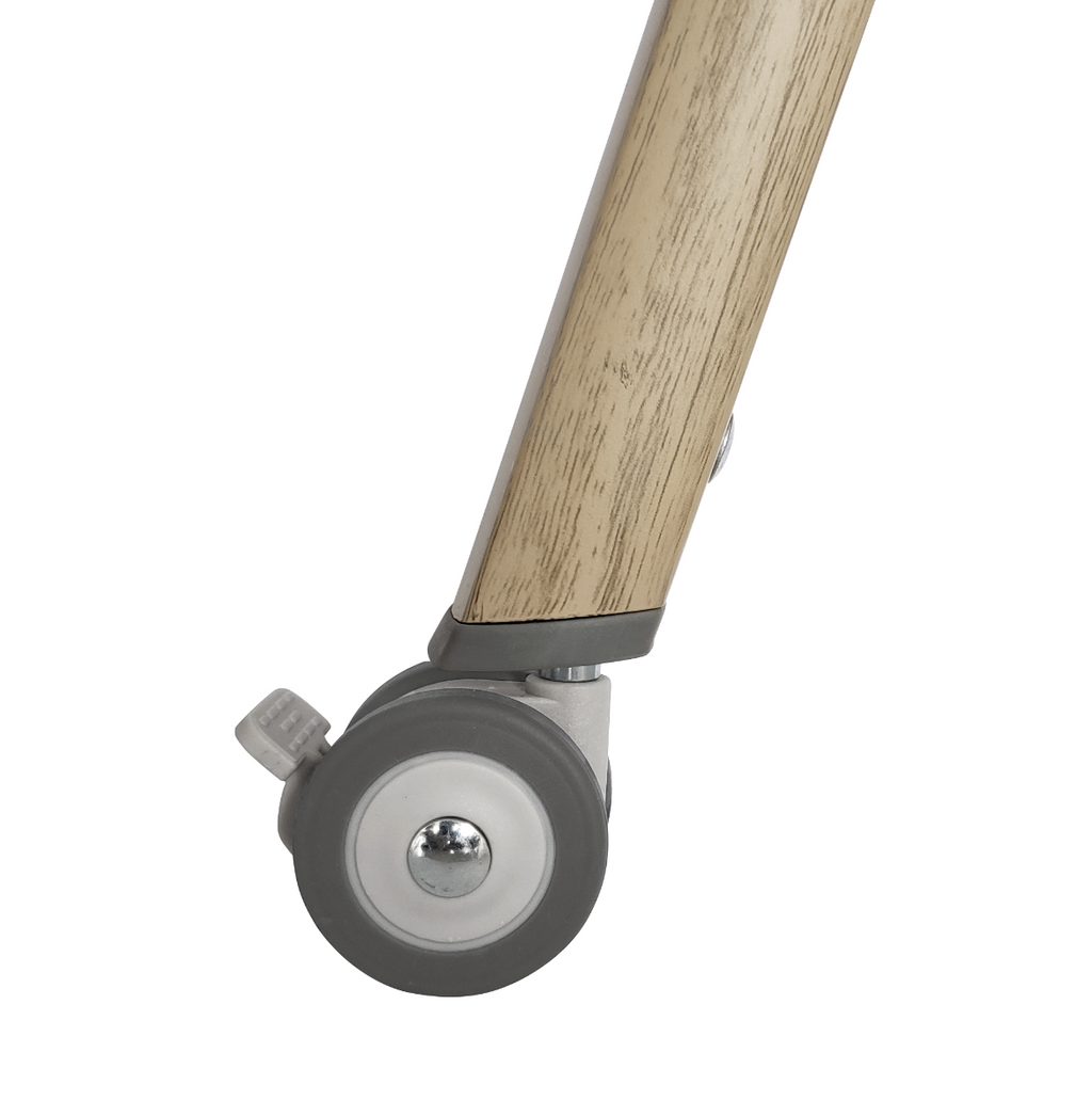 Tutti Bambini CoZee Air Bedside Crib - Oak and Charcoal