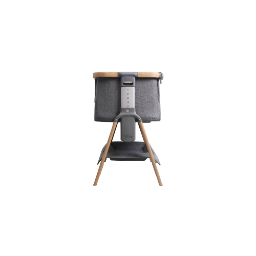 Tutti Bambini CoZee Air Bedside Crib - Oak and Charcoal
