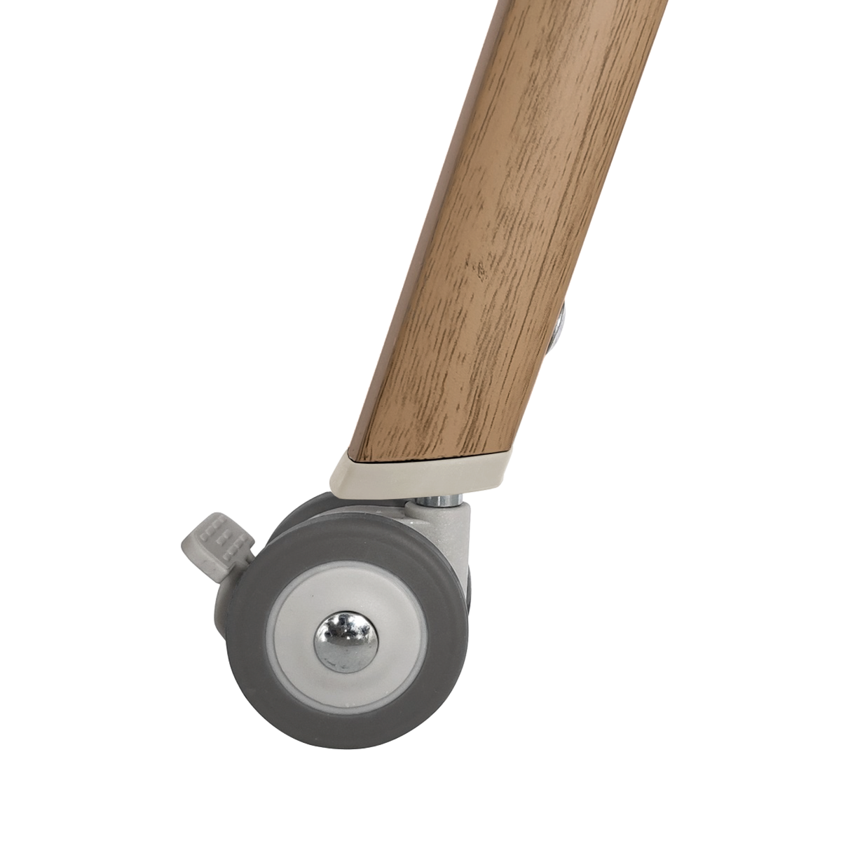 Tutti Bambini Cozee Air Bedside Crib - Scandinavian Walnut & Ecru