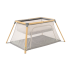 Tutti Bambini CoZee Go 3-in-1 Bassinet, Travel Cot & Playpen - Oak & Charcoal