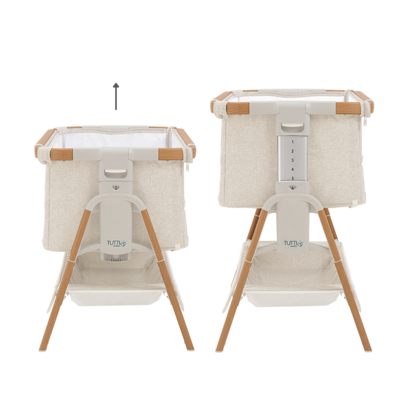 Tutti Bambini CoZee XL - Birth to 4+ Yrs Package - Scandinavian Walnut