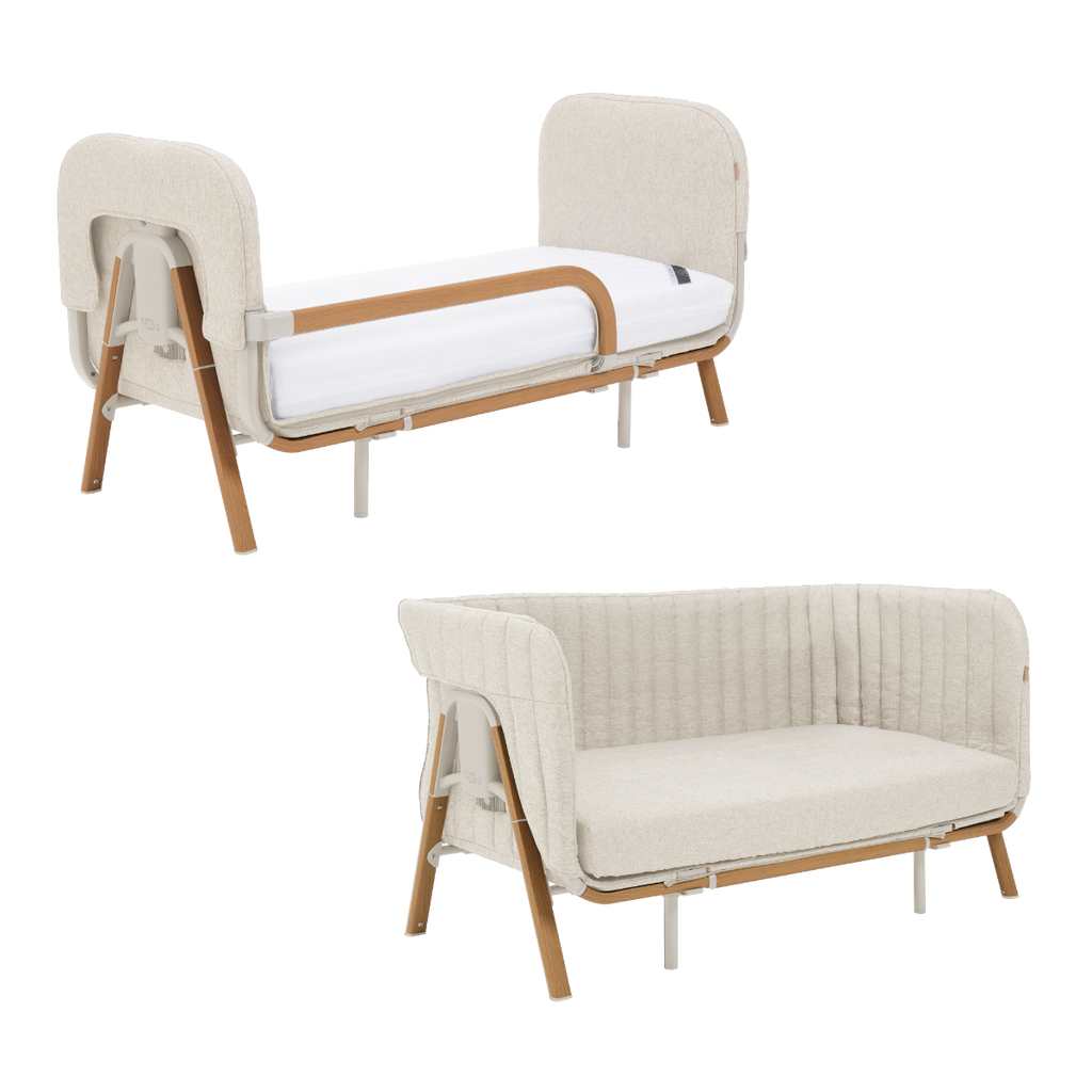 Tutti Bambini CoZee XL - Birth to 4+ Yrs Package - Scandinavian Walnut