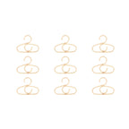 CuddleCo Aria Set of 9 Hangers - Rattan