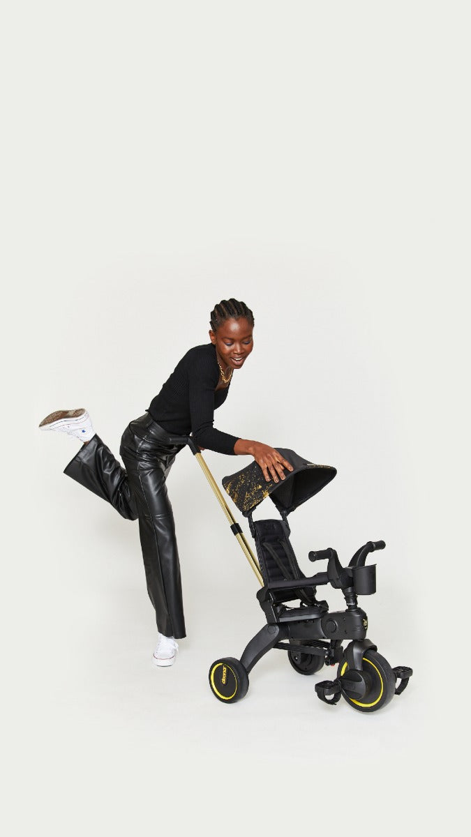 Doona Liki Trike S5 Limited Edition Bike- Black/Gold
