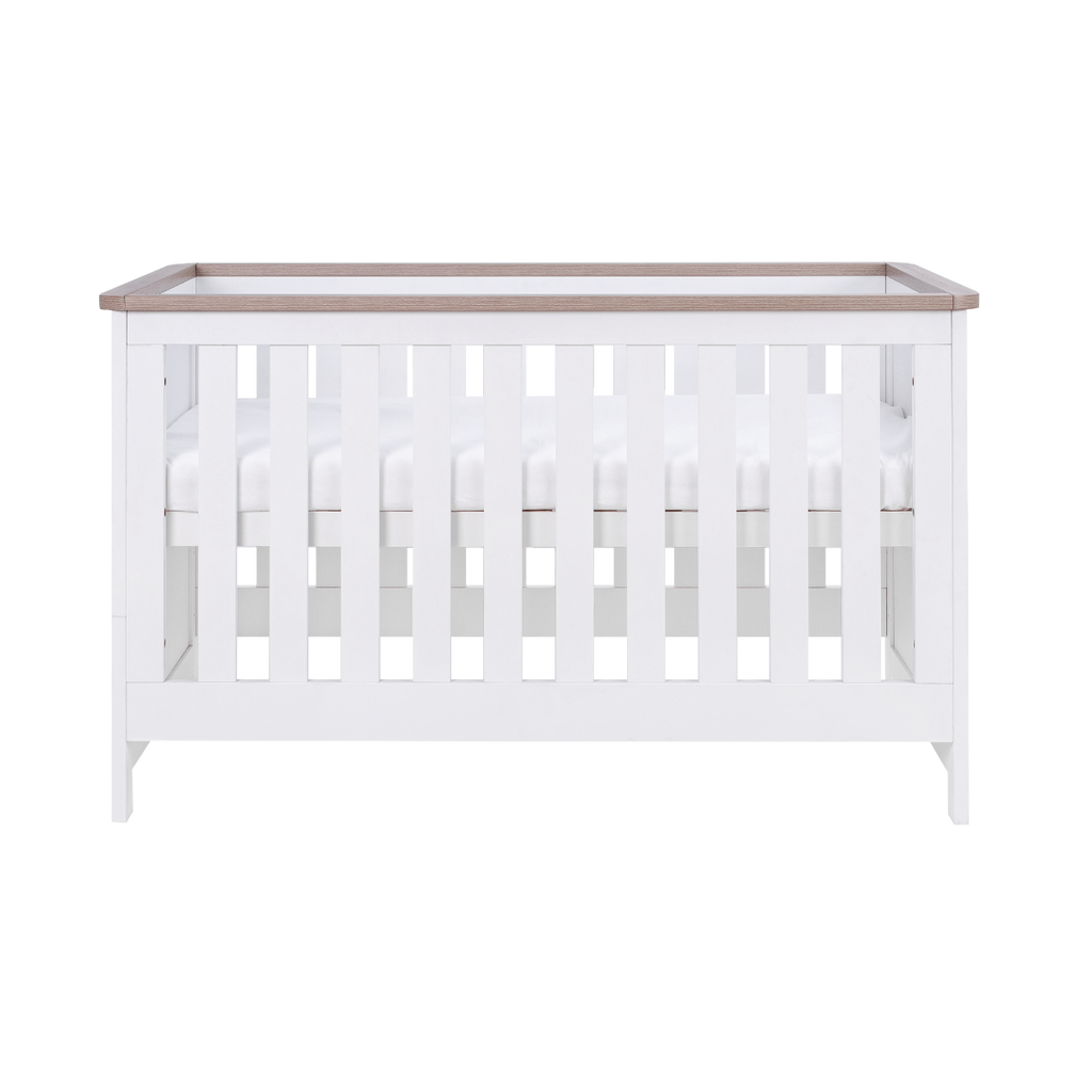 Tutti Bambini Verona Cot Bed - White & Oak