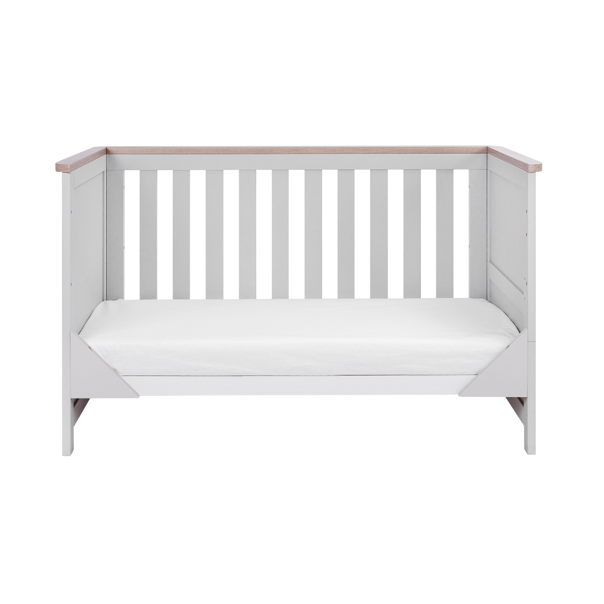 Tutti Bambini Verona Cot Bed - Dove Grey & Oak