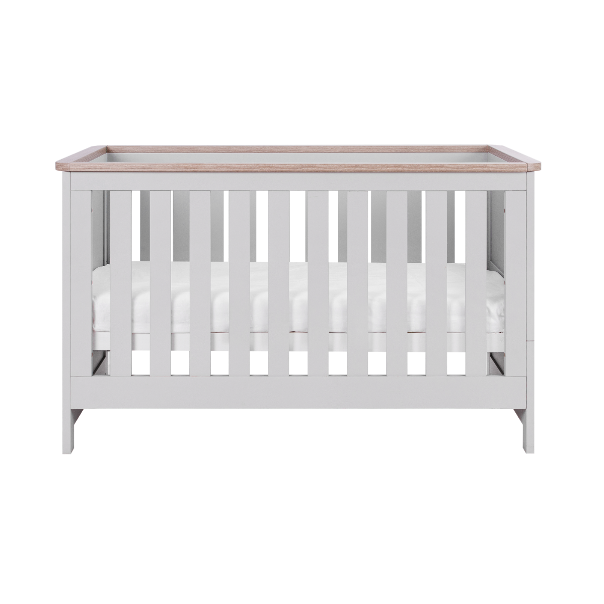 Tutti Bambini Verona Cot Bed - Dove Grey & Oak