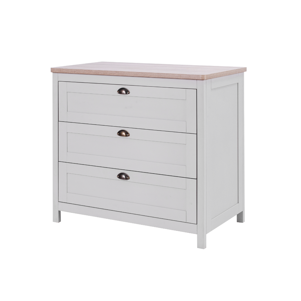 Tutti Bambini Verona Chest Changer - Dove Grey & Oak