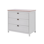 Tutti Bambini Verona Chest Changer - Dove Grey & Oak
