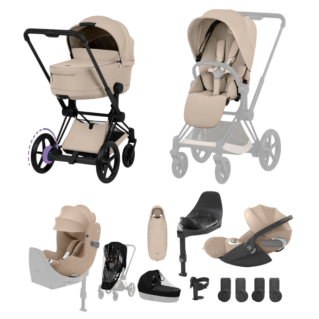 CYBEX e-Priam Ultimate Birth & Beyond Bundle - Comfort Collection