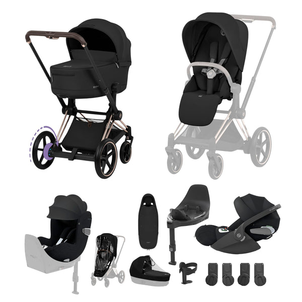 CYBEX e-Priam Ultimate Birth & Beyond Bundle - Comfort Collection