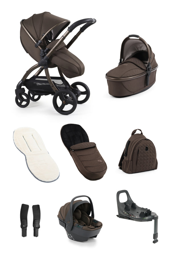 Egg3 Luxury Bundle with Shell-360 i-Size Car Seat