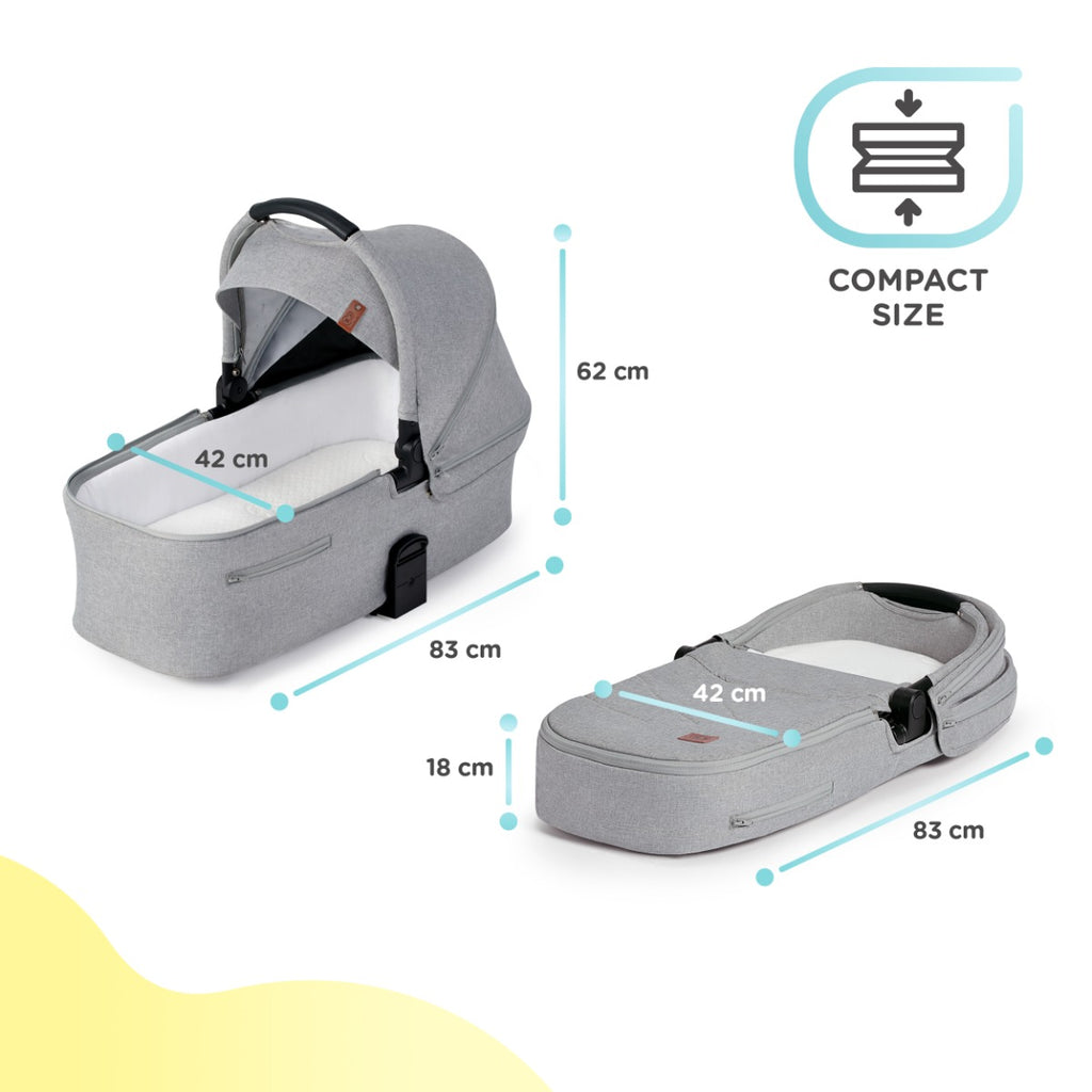 Kinderkraft Everyday 2 in 1 Pushchair Light Grey