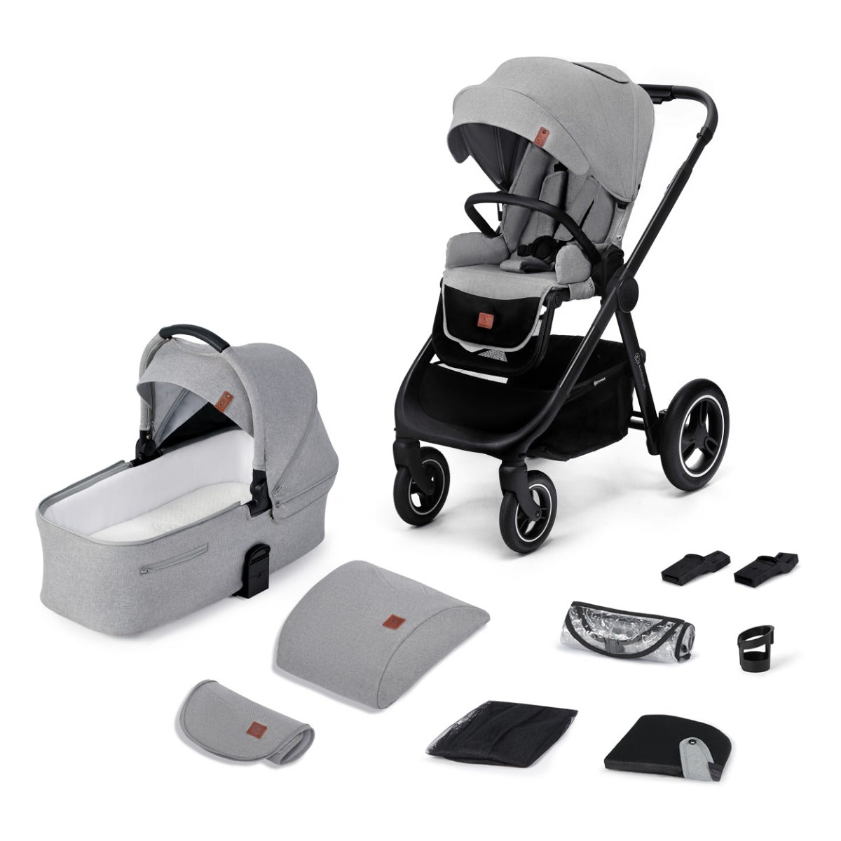 Kinderkraft Everyday 2 in 1 Pushchair Light Grey