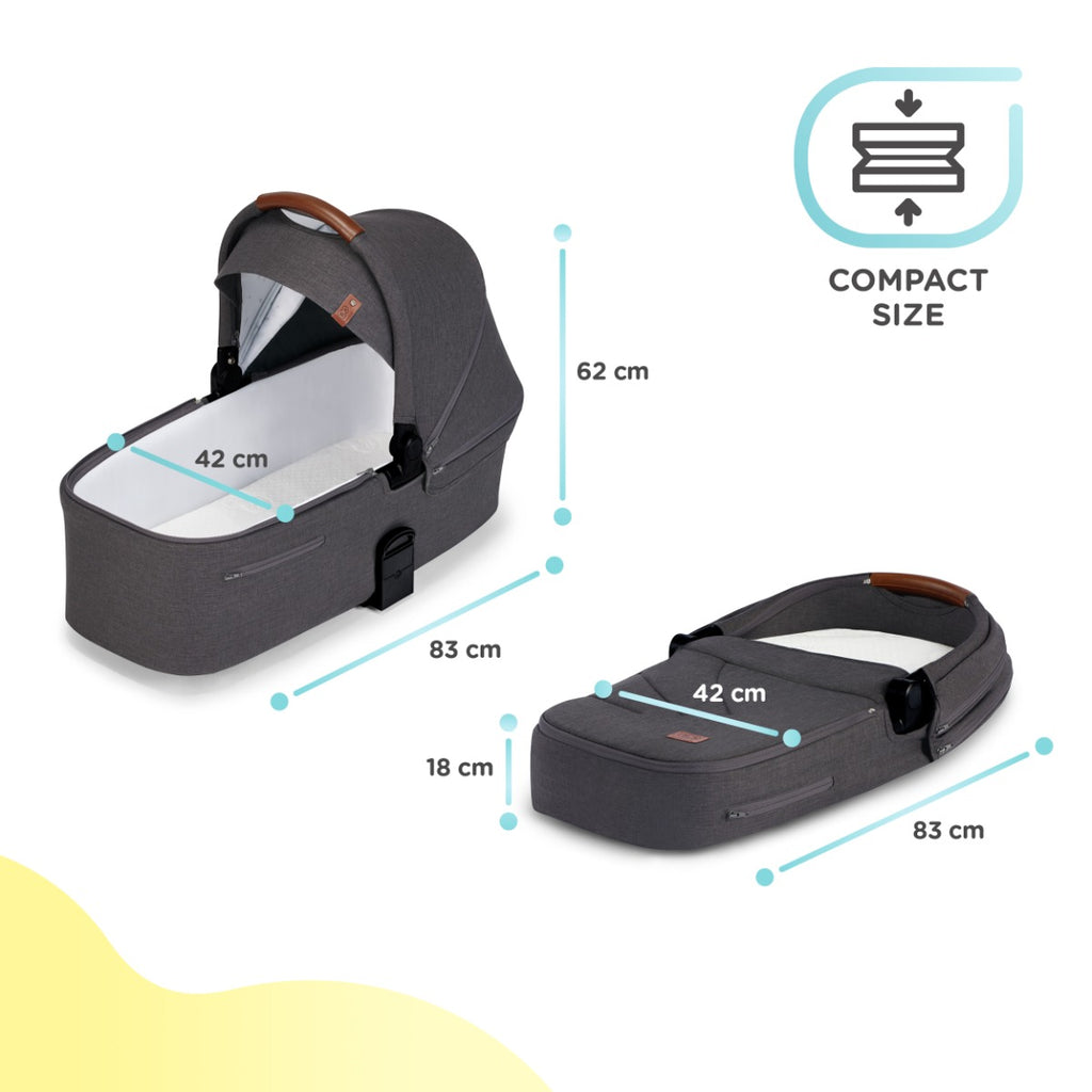 Kinderkraft Everyday 2 in 1 Pushchair Dark Grey