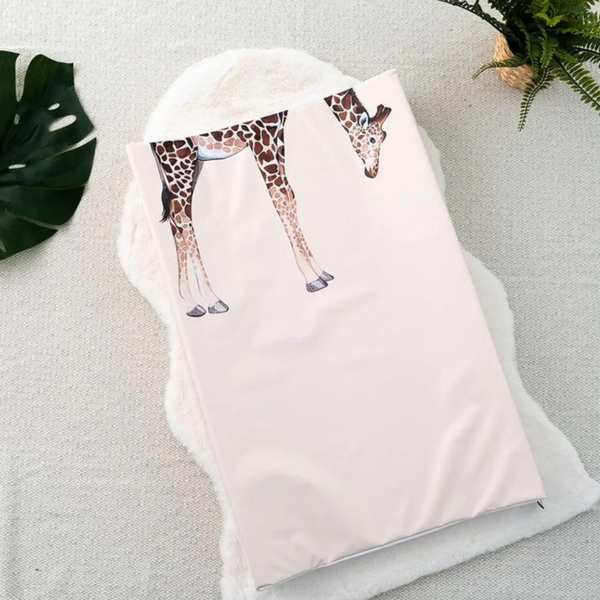 The Gilded Bird Giraffe Wedge Changing Mat
