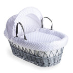 Clair De Lune Dimple Grey Wicker Basket 