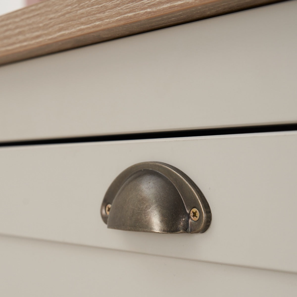 Tutti Bambini Verona Chest Changer - Dove Grey & Oak