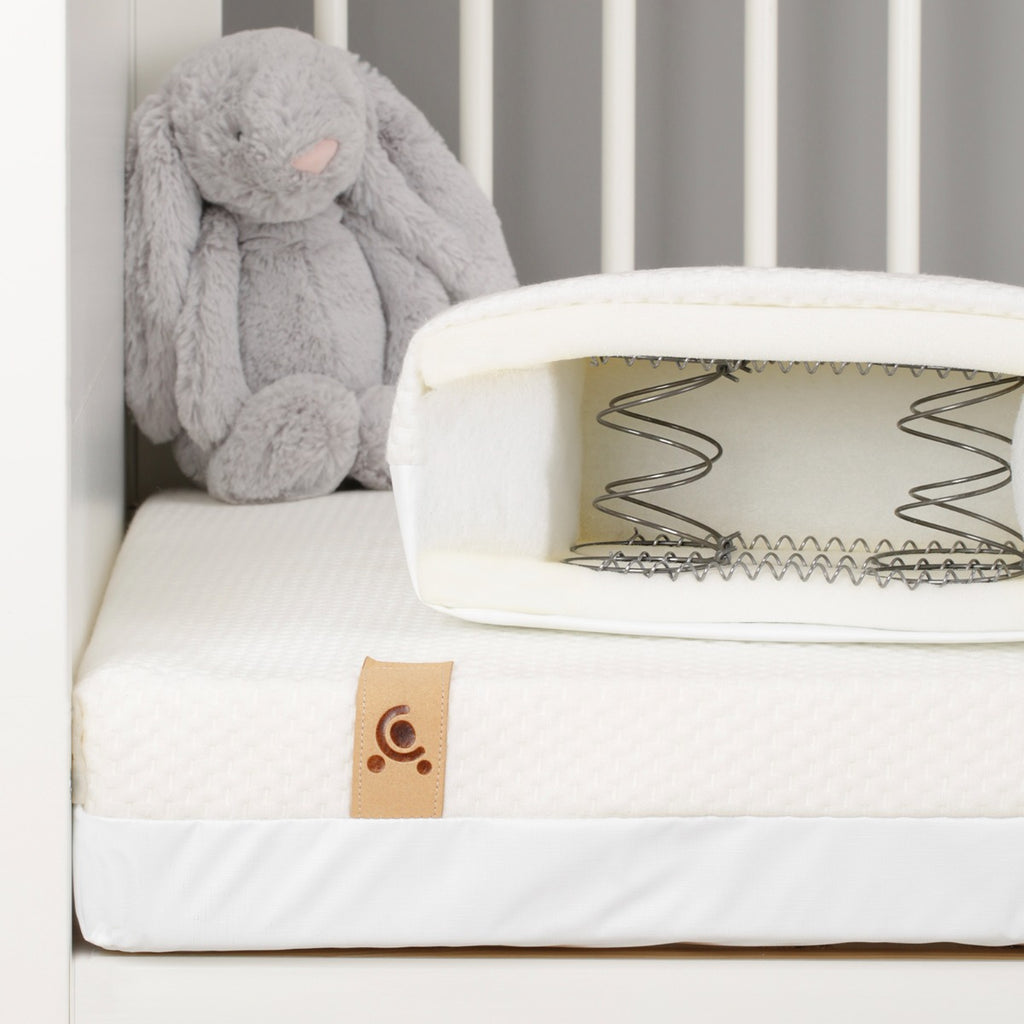 CuddleCo Harmony Hypo-Allergenic Bamboo Sprung Cot Mattress 120 x 60cm