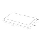 CuddleCo Harmony Hypo-Allergenic Bamboo Sprung Cot Mattress 120 x 60cm