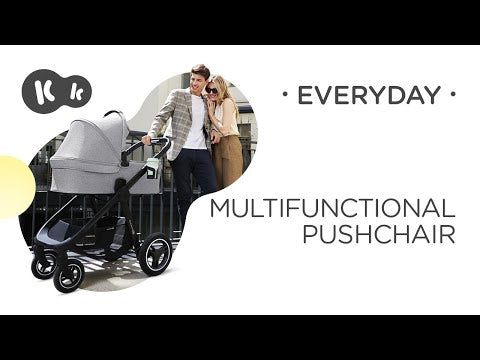 Kinderkraft Everyday 2 in 1 Pushchair Dark Grey
