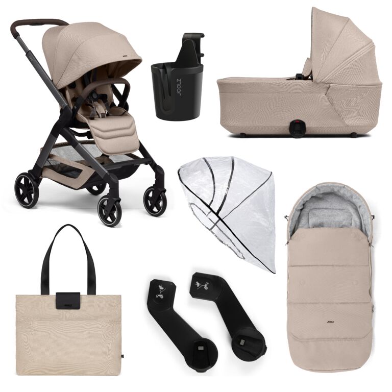 Joolz Hub 2 with Joolz Maxi-Cosi Pebble Pro 2 Travel Bundle - Sandy Taupe
