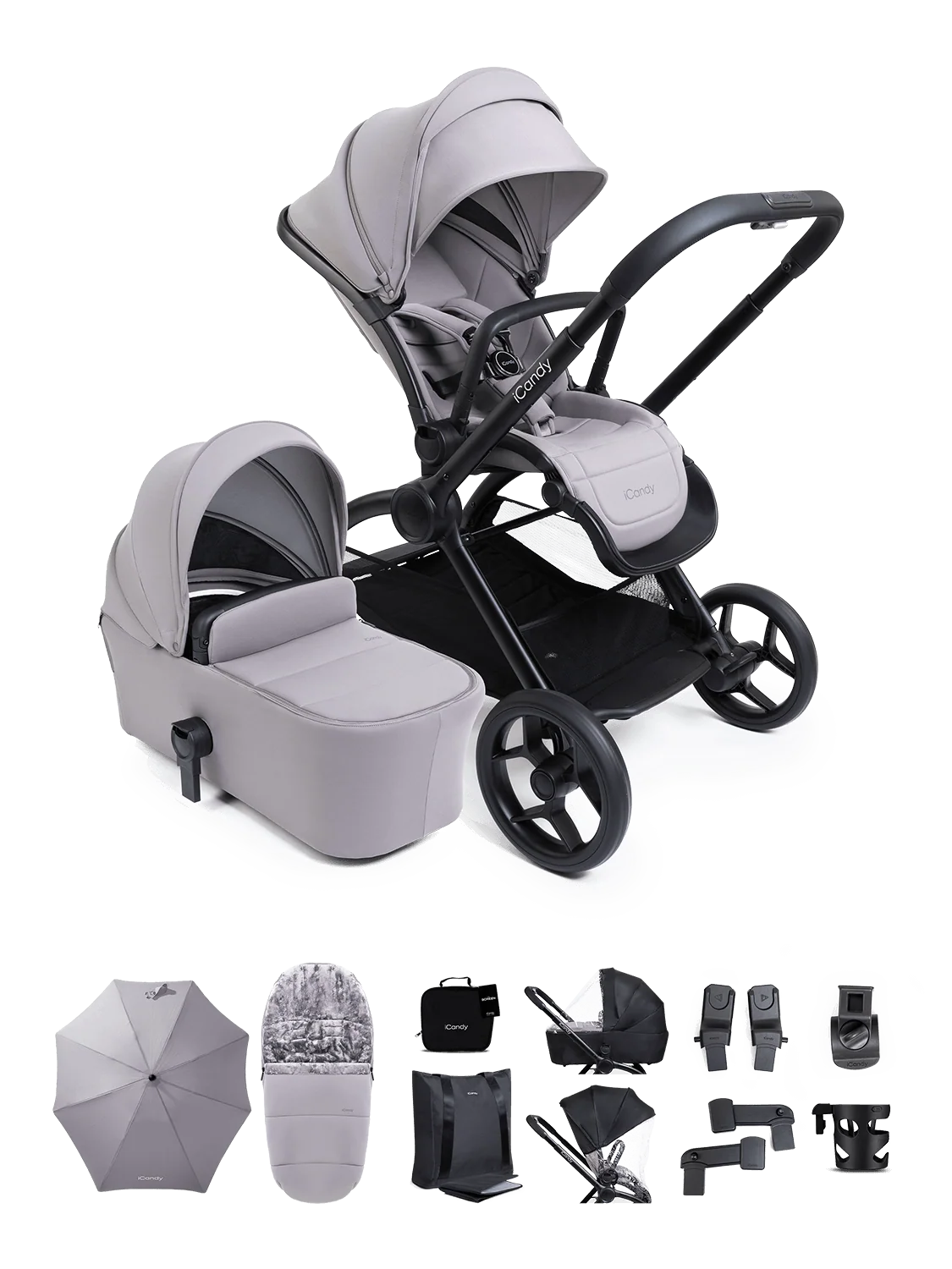 iCandy Core 2 Pushchair & Carrycot Complete Bundle