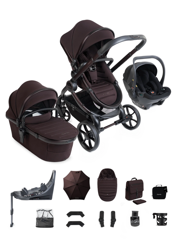iCandy Peach 8 Editions Complete Bundle with Cocoon 360 Car Seat & Base