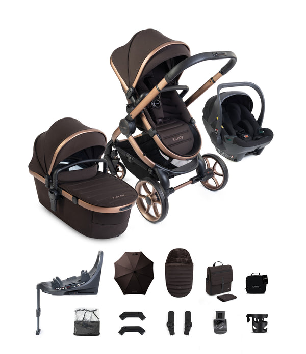 iCandy Peach 8 Editions Complete Bundle with Cocoon 360 Car Seat & Base