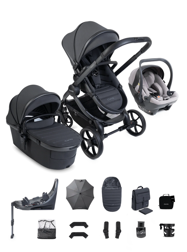 iCandy Peach 8 Complete Bundle with Cocoon 360 Car Seat & Base