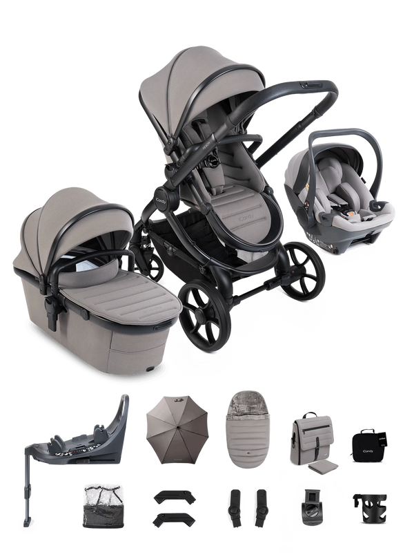 iCandy Peach 8 Complete Bundle with Cocoon 360 Car Seat & Base