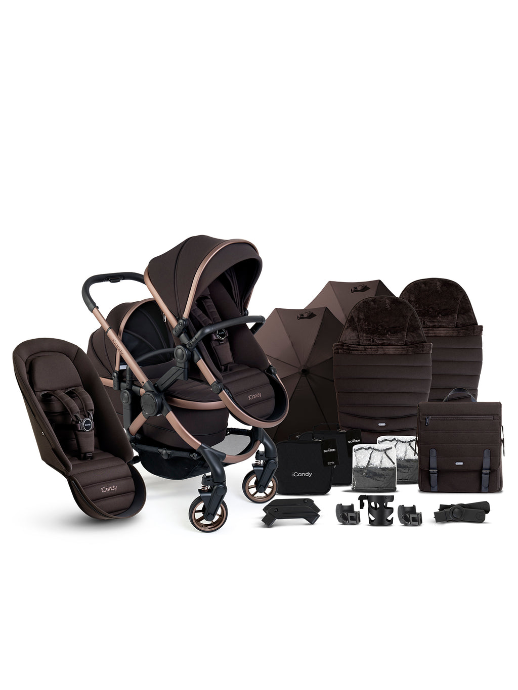 iCandy Peach 7 Double Complete Bundle - Pecan