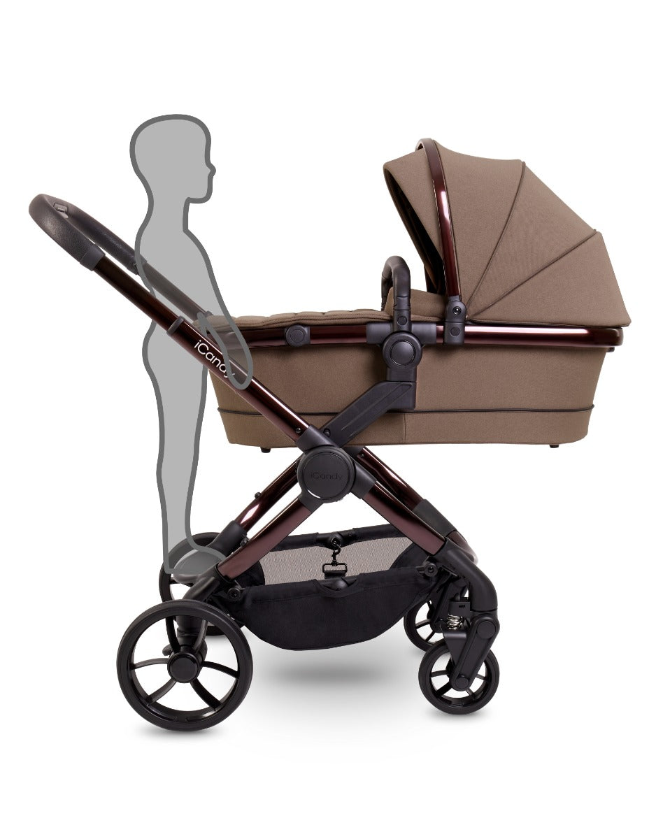 Icandy Peach 7 Pushchair & Carrycot Complete Bundle-  Coco