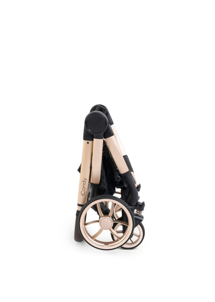 Icandy Peach 7 Pushchair & Carrycot Complete Bundle - Biscotti