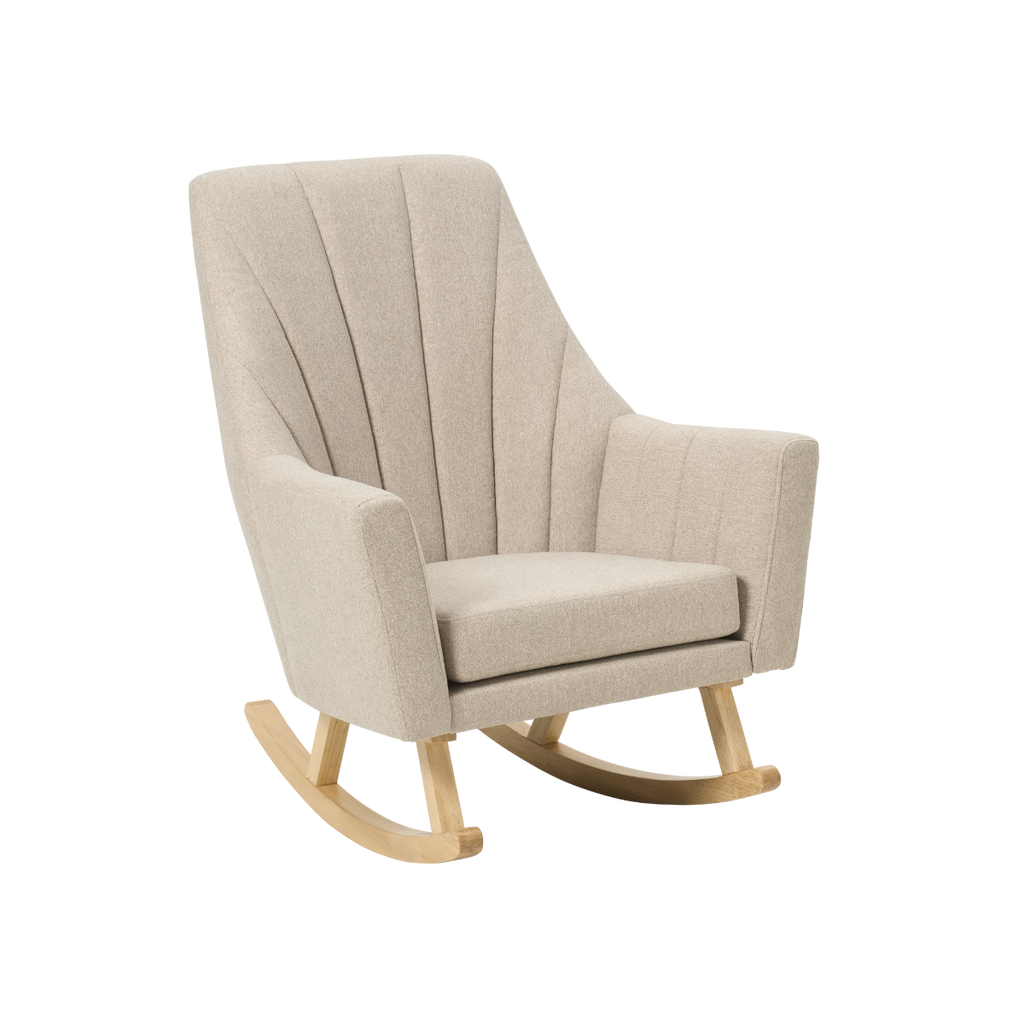 Tutti Bambini Jonah Rocking Chair & Footstool - Stone
