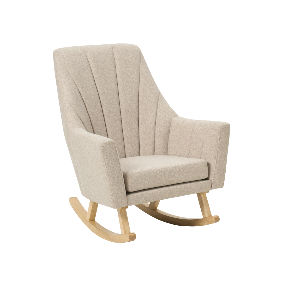 Tutti Bambini Jonah Rocking Chair & Footstool - Stone