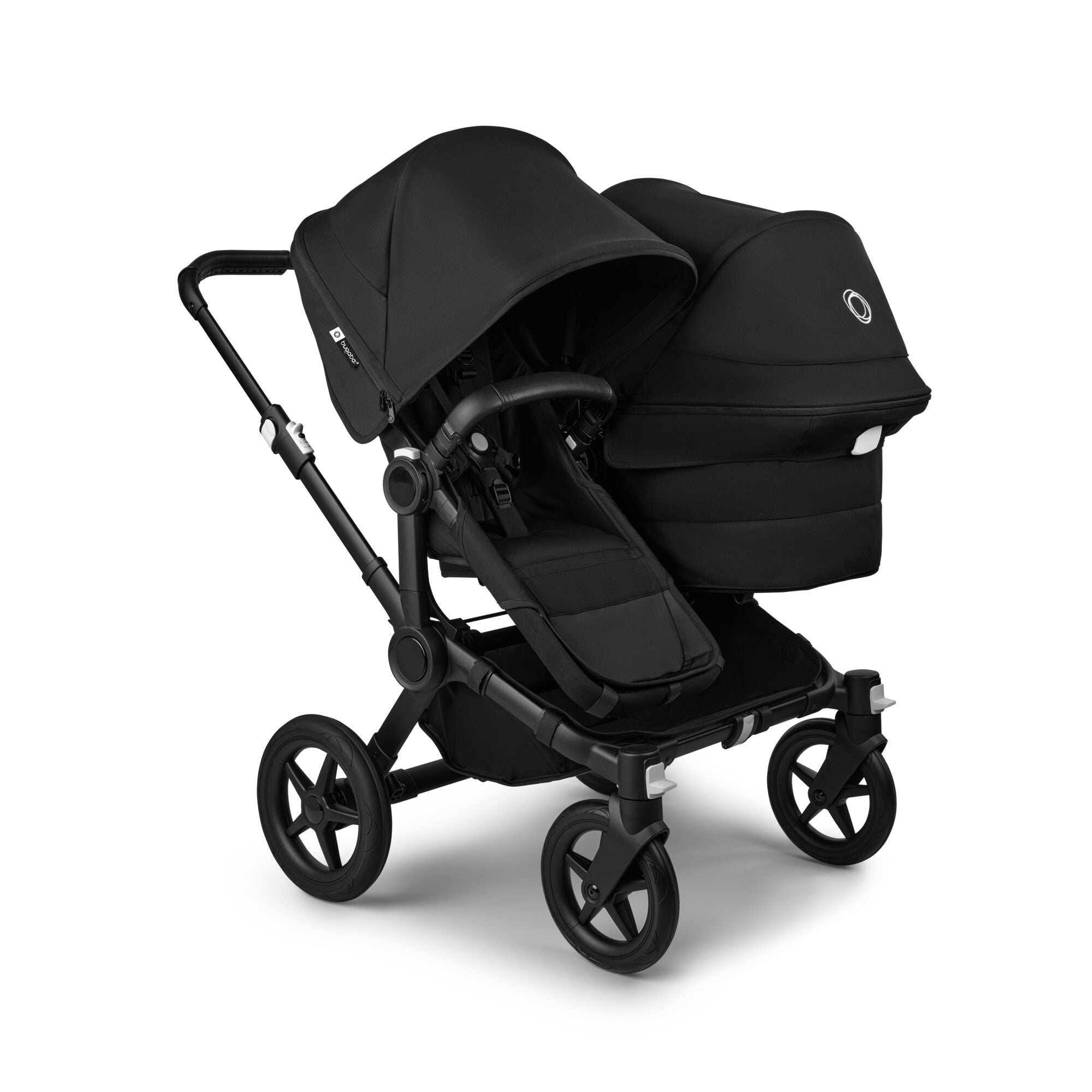 Bugaboo Donkey 5 Duo with Maxi-Cosi Cabriofix i-Size Travel System - Midnight Black