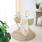 Clair de Lune Organic Cotton Waffle Blanket - Rustic Orange