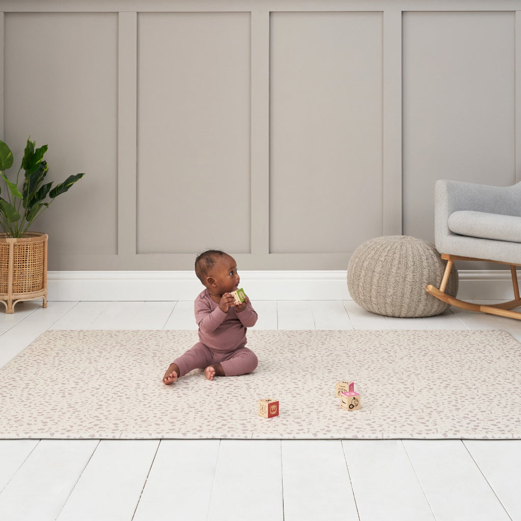 Tutti Bambini Luxury Padded XL Play Mat - Bubble & Terrazzo