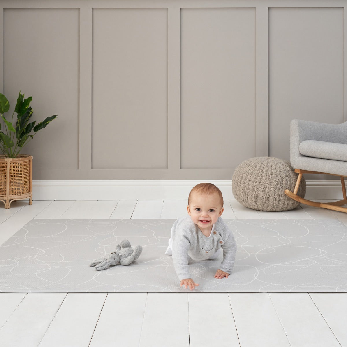 Tutti Bambini Luxury Padded XL Play Mat - Bubble & Terrazzo