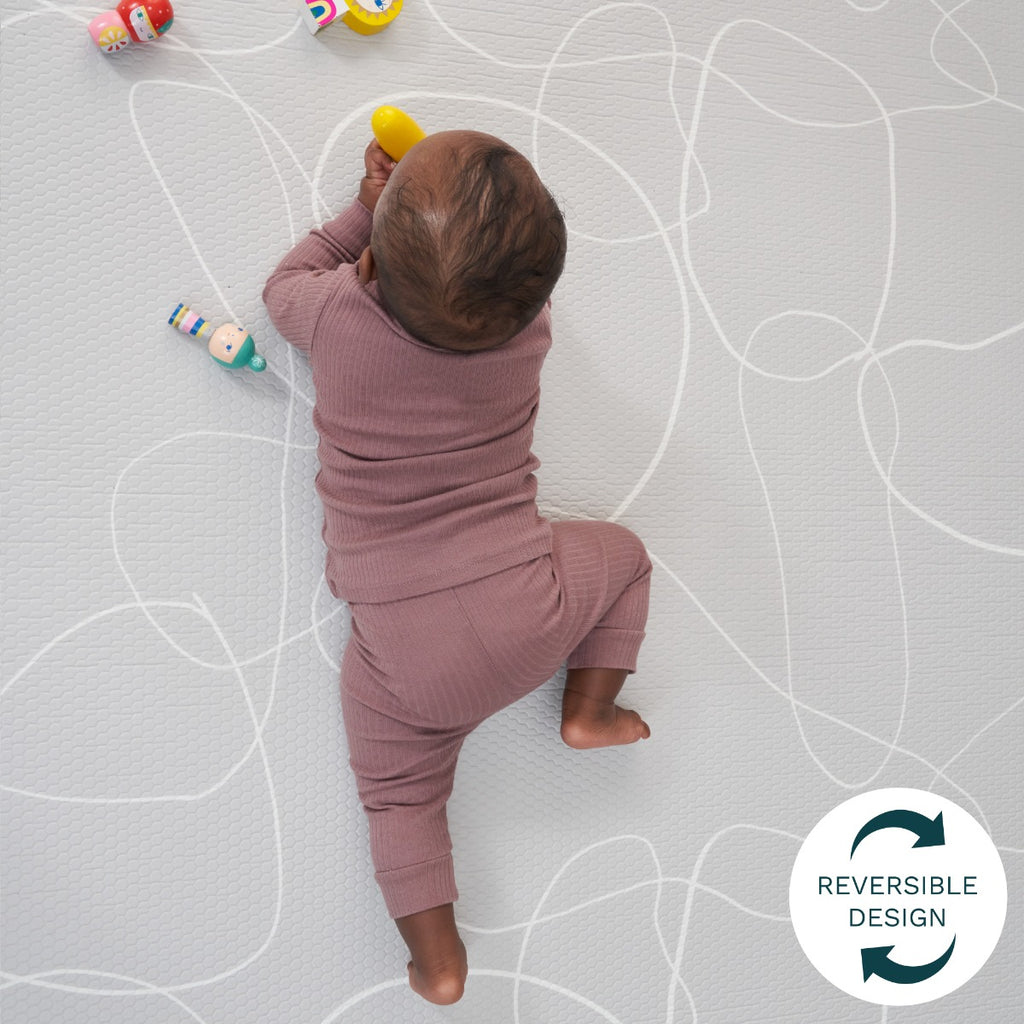 Tutti Bambini Luxury Padded XL Play Mat - Bubble & Terrazzo