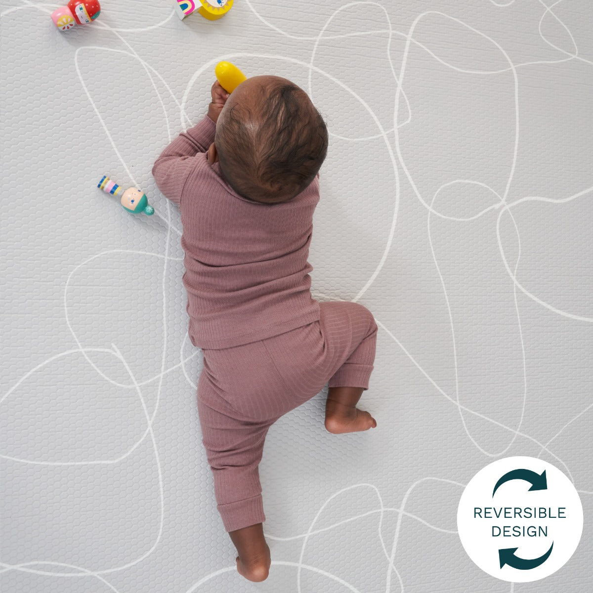 Tutti Bambini Luxury Padded XL Play Mat - Bubble & Terrazzo