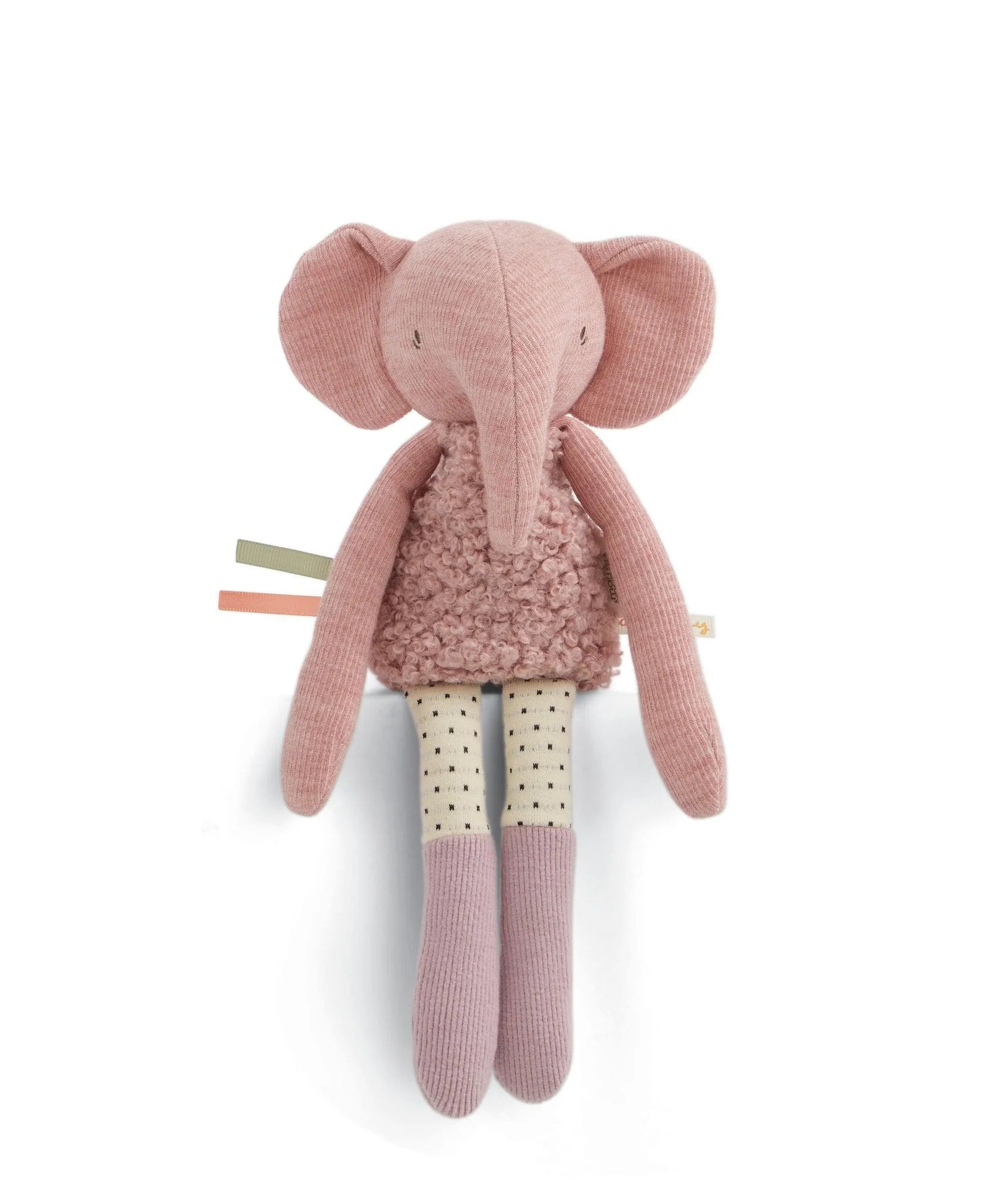 Mama and Papas Babyplay Activity Toy Beanie - Edie Elephant