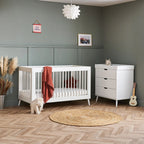 Obaby Maya 2 Piece room Set - Nordic White