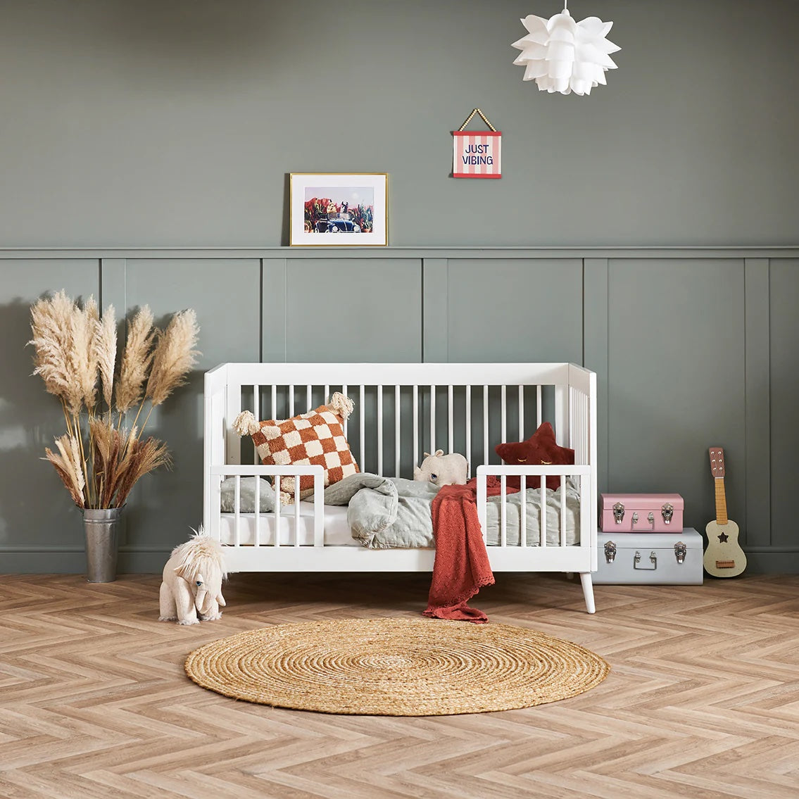 Obaby Maya 3 Piece room Set - Nordic White