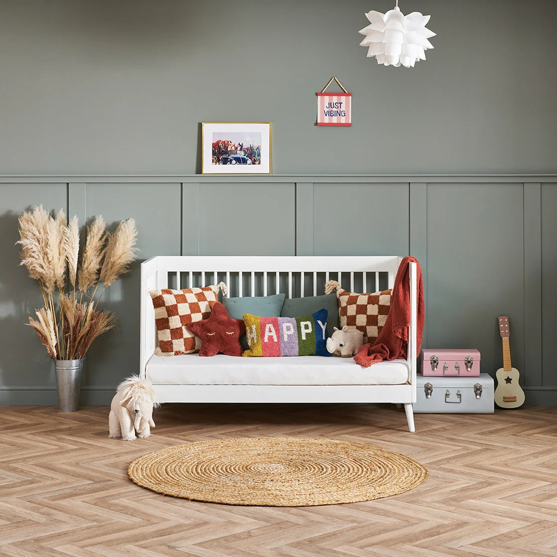 Obaby Maya 3 Piece room Set - Nordic White