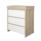 Tutti Bambini Modena Changing Unit - White and Classic Oak