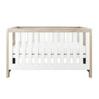 Tutti Bambini Modena 3 in 1 Cot Bed - White and Classic Oak