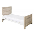 Tutti Bambini Modena 3 in 1 Cot Bed - White and Classic Oak